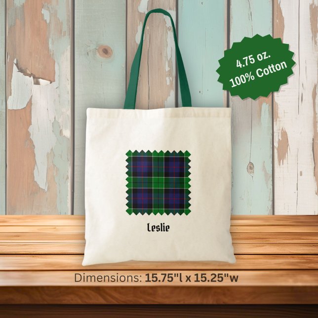 Clan Leslie Jakt Tartan Tygkasse (Skapare uppladdad)