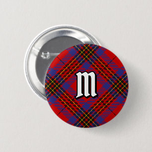 Clan Leslie Röd Tartan Knapp