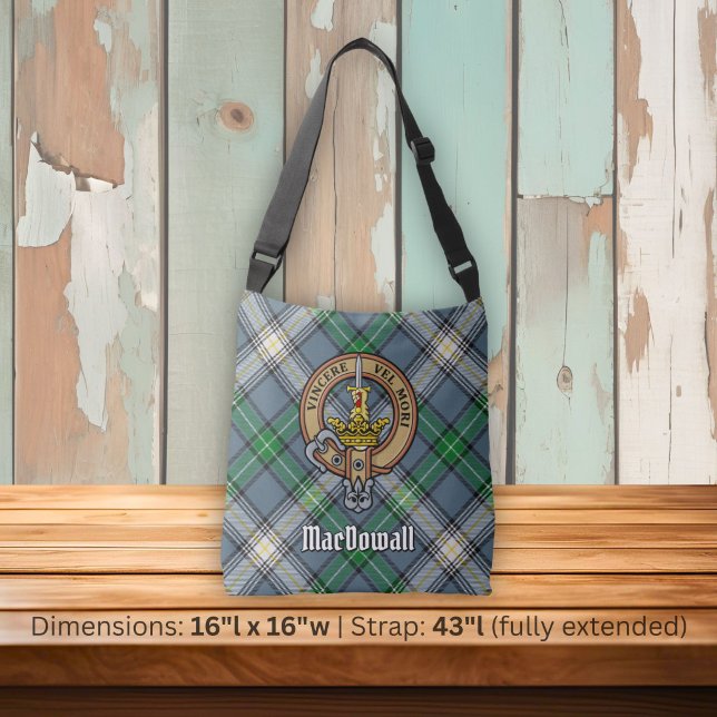 Clan MacDowall-vapen över tartan Axelväska (Skapare uppladdad)