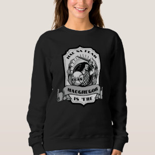 Clan MacGregor Svärdman Skotsk Märke Highland G T Shirt