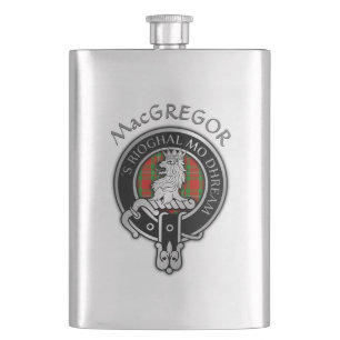 Clan MacGregor-vapen & Tartan-flaska Fickplunta