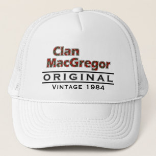 Clan MacGregor Vintage Anpassa Ditt Födelseår Truckerkeps