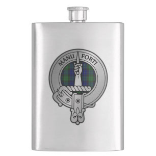 Clan MacKay-vapen & rutmönster Fickplunta