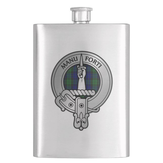 Clan MacKay-vapen & rutmönster Fickplunta (Framsidan)