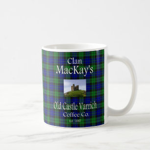Clan MacKays gamla slott Varrich Coffee Co. Kaffemugg