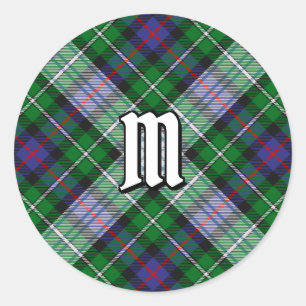 Clan MacKenzie Klänning Tartan Klassisk Rund Klist Runt Klistermärke