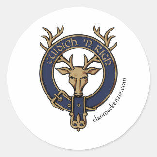 Clan Mackenzie Stickers Runt Klistermärke