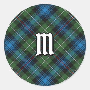 Clan MacKenzie Tartan Klassisk Rund Klistermärke