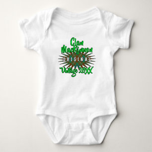 Clan MacKinnon Jakt Tartan Födelsårets Burst T Shirt