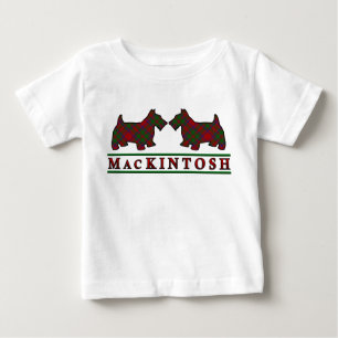 Clan MacKintosh Scottie Dogs skotsk klan-tartan Tee