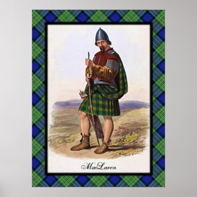 Clan MacLaren skotska drömmar affisch (Framsidan)