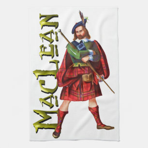 Clan MacLean skotska dröm Kökshandduk