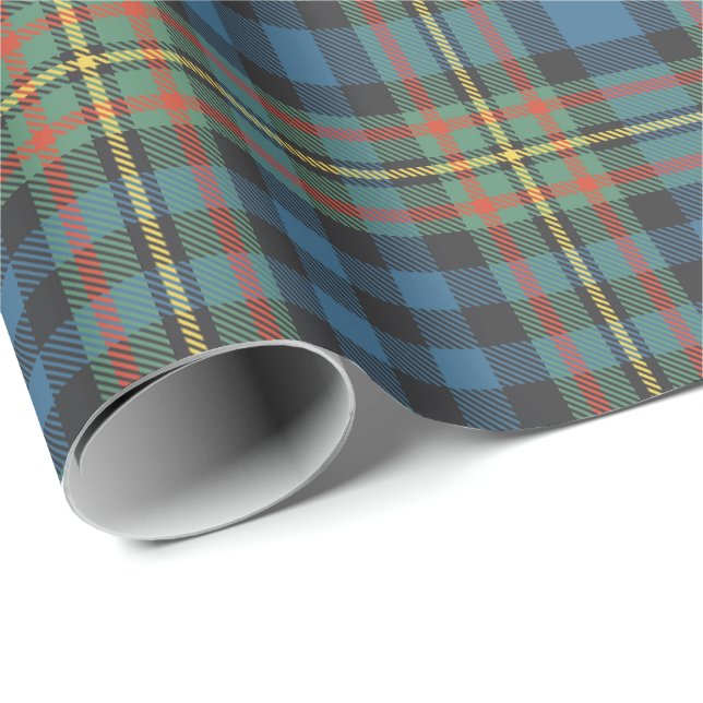 Clan MacLellan Ancient Tartan Presentpapper (Rullad Hörn)