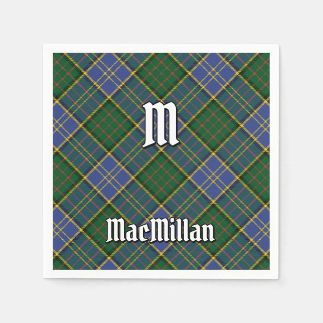 Clan MacMillan Jakt Tartan Pappersservett (Framsidan)
