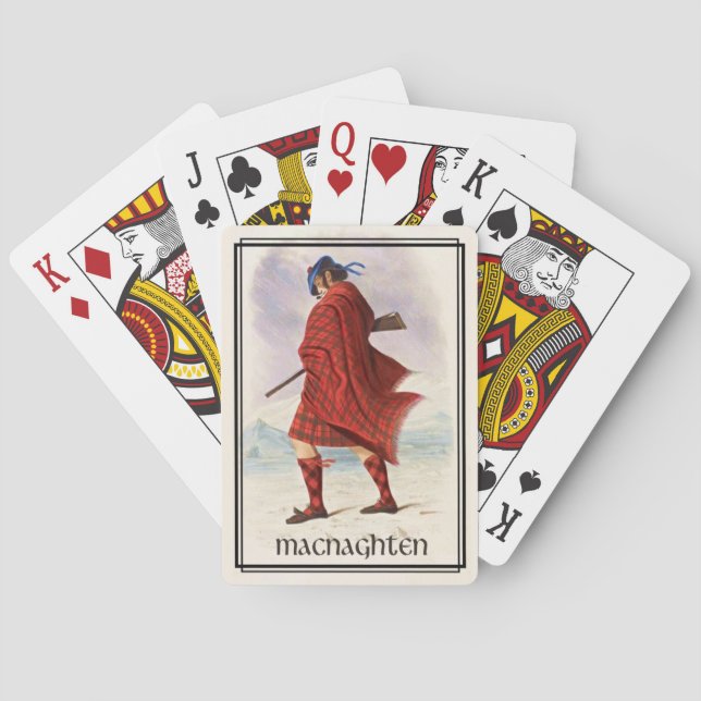 Clan MacNaghten Classic Skottland Däck Spel Kort (Baksidan)
