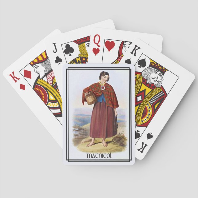 Clan MacNicol Classic Skottland Däck Spelkort (Baksidan)