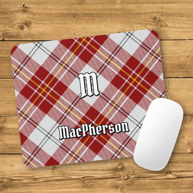 Clan MacPherson Röd Klänning Tartan Musmatta (Skapare uppladdad)