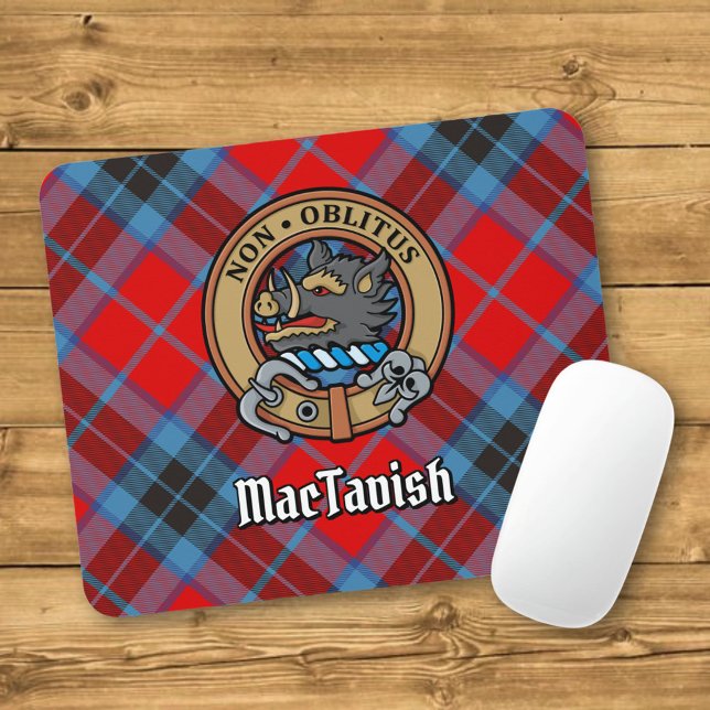 Clan MacTavish-vapen över tartan Musmatta (Skapare uppladdad)