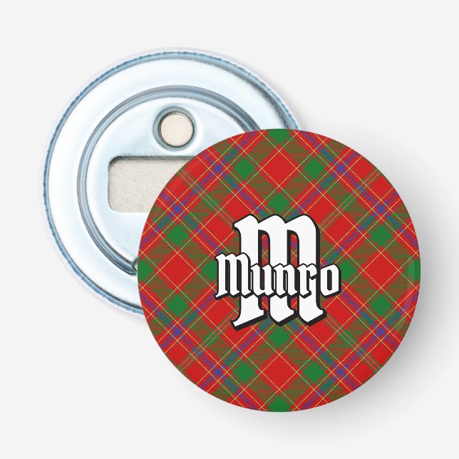Clan Munro Tartan Flasköppnare (Framsidan)