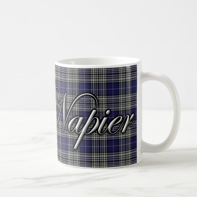 Clan Napier Classic Tartan Kaffemugg (Höger)