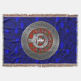 Clan Nicholson Crest & Tartan Knut Filt