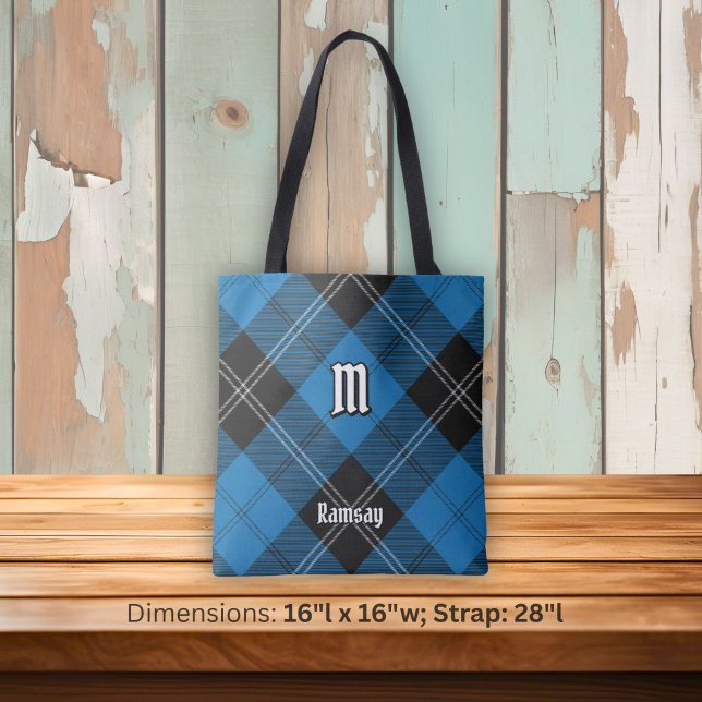 Clan Ramsay Blå Jakt Tartan Tygkasse (Skapare uppladdad)