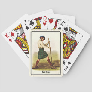 Clan Rose Classic Skottland Däck Spelkort