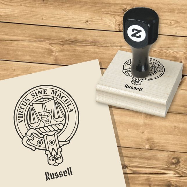 Clan Russell Crest Stämpel (Skapare uppladdad)