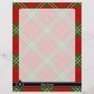 Clan Scott Röd Tartan Flyer