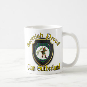 Clan Sutherland skotska stolta koppar muggar