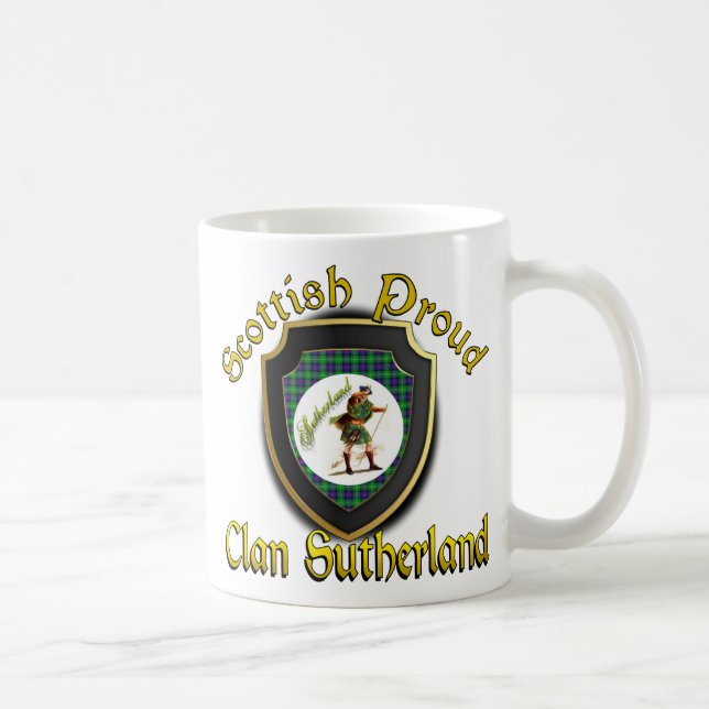 Clan Sutherland skotska stolta koppar muggar (Höger)