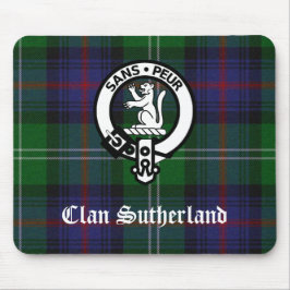 Clan Sutherland-vapen & tartan Musmatta