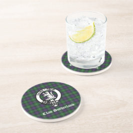Clan Sutherland-vapen & Tartan Underlägg