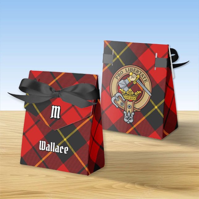 Clan Wallace Crest Favor Box Presentaskar (Skapare uppladdad)