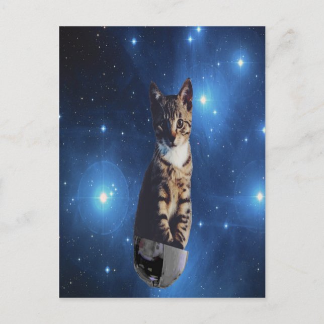 Clancy of the Space Cat Vykort (Framsida)