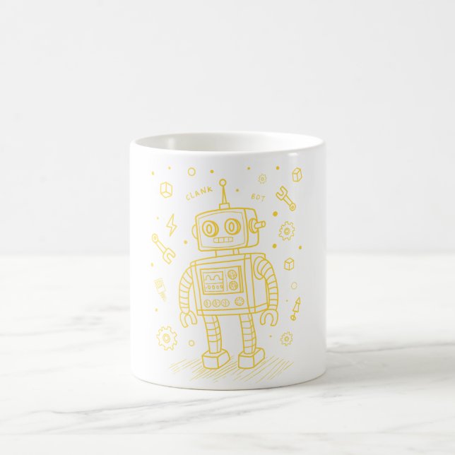 Clank Bot Kaffemugg (Center)