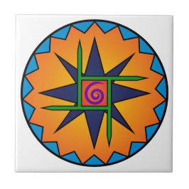 Clann Bhride Emblem Ceramic Tile Kakelplatta