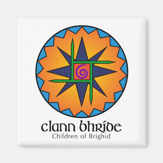 Clann Bhride Square Magnet (Framsidan)
