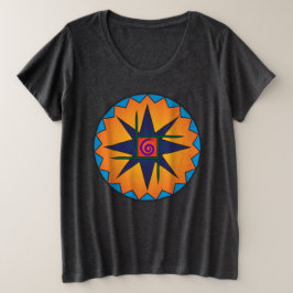 Clann Bhride Women's Plus Storlekare Mörk Te (1 x  T Shirt