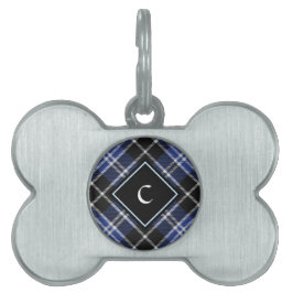 Clans Clark Tartan ID-bricka Husdjur
