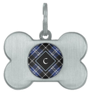 Clans Clark Tartan ID-bricka Husdjur