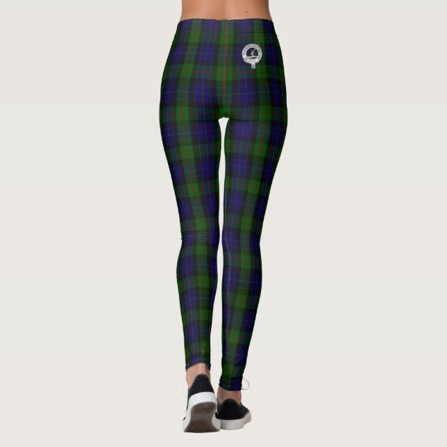 Clans Gunn vapensköld & Tartan Leggings (Baksida)