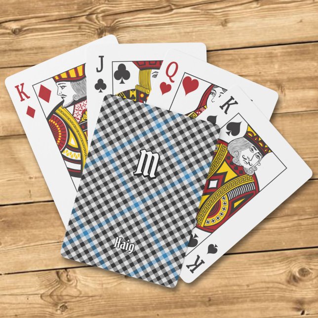 Clansläkt Haig Check Tartan Casinokort (Skapare uppladdad)
