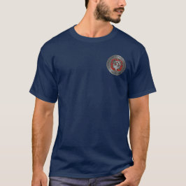 Clansläkten Stewart | Stuart vapensköld & Tartan k T Shirt