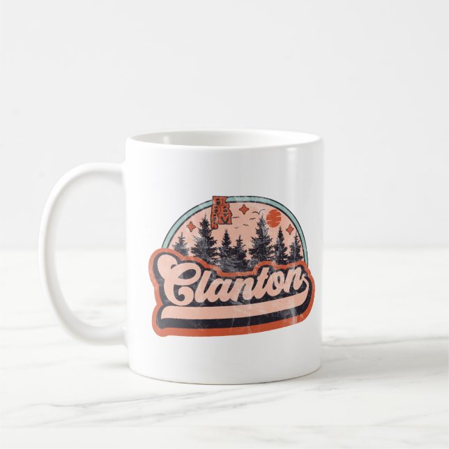 Clanton, Alabama Kaffemugg (Vänster)