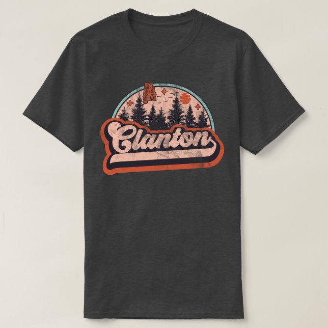 Clanton, Alabama T Shirt (Design framsida)