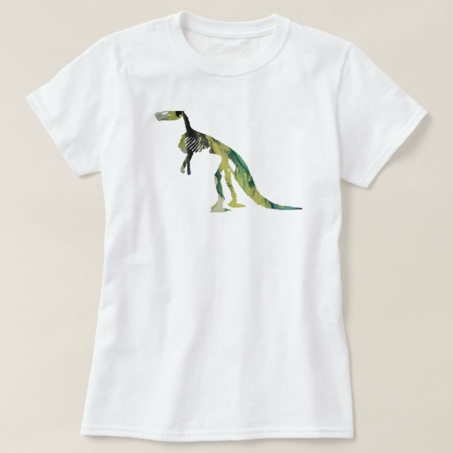 claosaurusskelett tee shirt (Design framsida)
