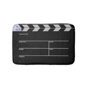 Clapboardbio för handling badrumsmatta