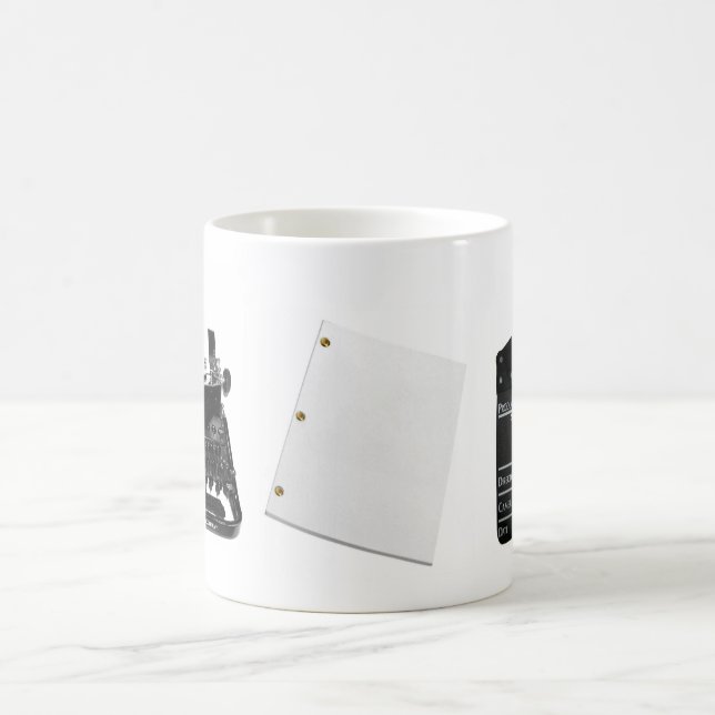 Clapboarden BLEKNAR IN, skrivar Kaffemugg (Center)