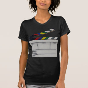 Clapboardfilmfilmskaparen kritiserar t-shirt